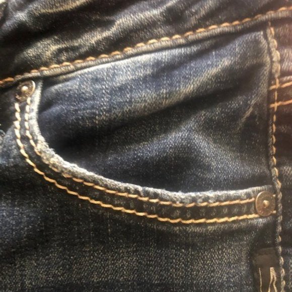Silver Skinny jeans Women's size 26 - Picture 9 of 10